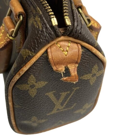 LOUIS VUITTON Mini Speedy M41534 Monogram - TH0936 Handbag Monogram Canvas - Picture 9 of 12